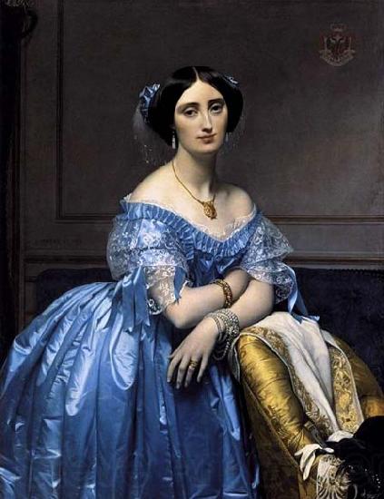 Jean-Auguste Dominique Ingres Princess de Broglie France oil painting art
